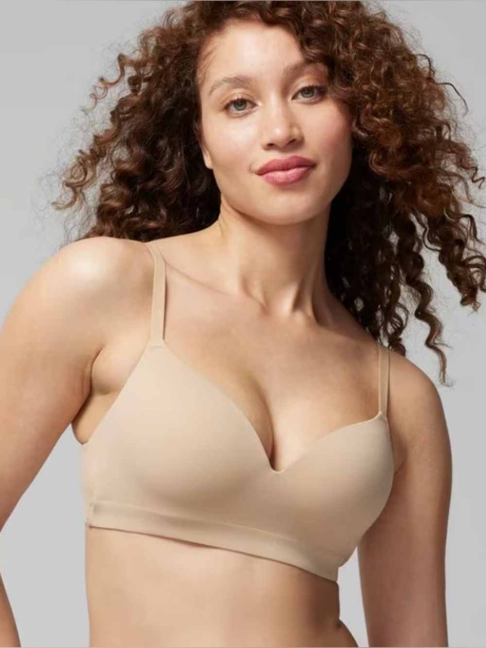 Soma Enbliss Seamless Nude Beige Wireless T-Shirt Bra - Size 36 DDD